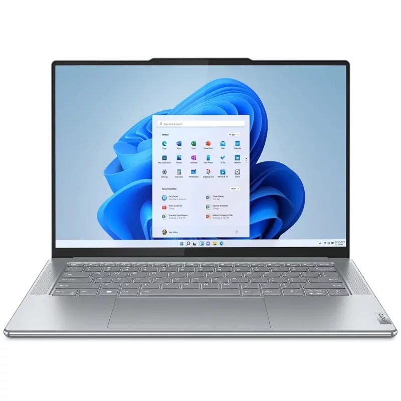 Ноутбук/ Lenovo Yoga Slim 7 15ILL9 15.6"(2880x1800 IPS)/Touch/Intel Core Ultra 7 256V(Ghz)/16384Mb/1024PCISSDGb/noDVD/Int:Intel Arc Graphics 140V/Cam/BT/WiFi/70WHr/war 1y/1.53kg/luna grey/Win11Home + (83HM004MRK) изображение 1