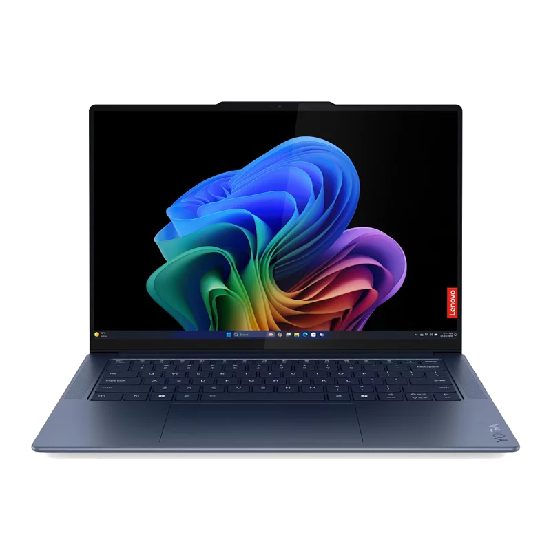 Ноутбук/ Lenovo Yoga Slim 7 14Q8X9 14.5"(2944x1840 OLED)/Touch/Snapdragon X Elite X1E-78-100(Ghz)/32768Mb/1024PCISSDGb/noDVD/Int:Qualcomm Adreno/Cam/BT/WiFi/70WHr/war 1y/1.28kg/cosmic blue/Win11Home + (83ED0049RK) изображение 1