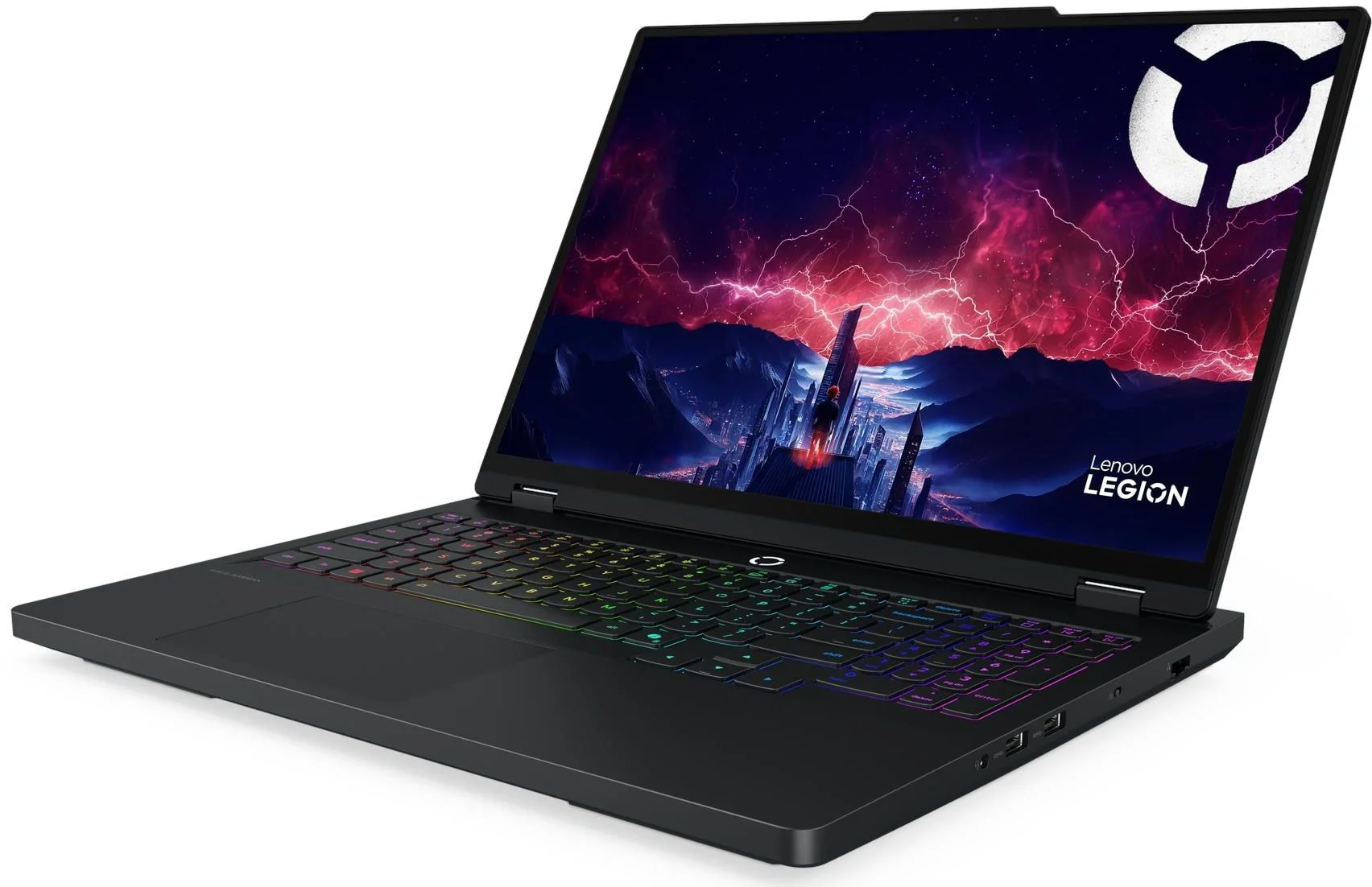Ноутбук Lenovo Legion Pro 5 16AFR10 Ryzen 9 9955HX 32Gb SSD1Tb NVIDIA GeForce RTX 5070 8Gb 16" OLED WQXGA (2560x1600) без ОС black WiFi BT Cam (83F2000BRK) изображение 3