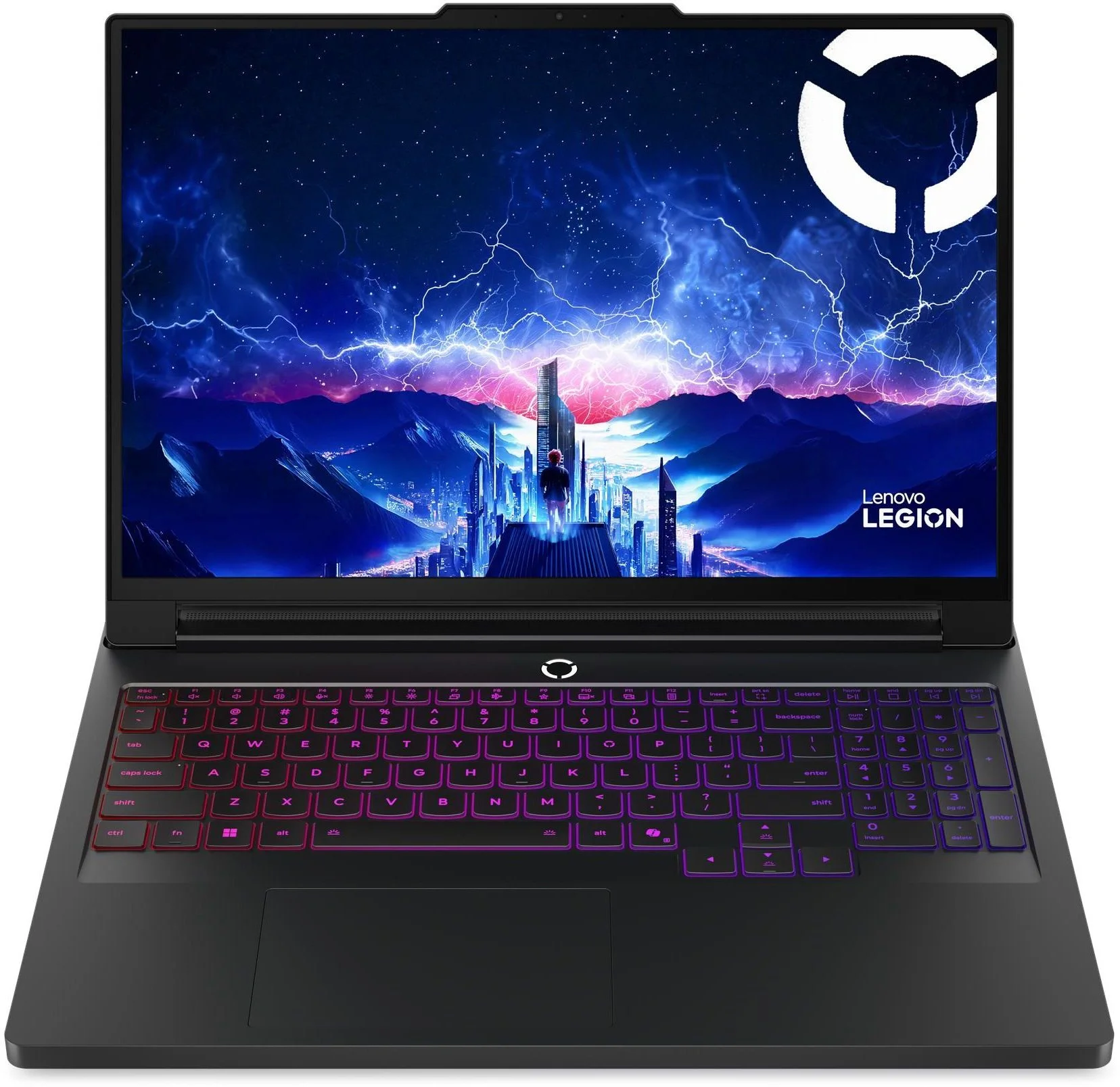 Ноутбук Lenovo Legion Pro 7 16IAX10H Core Ultra 9 275HX 32Gb SSD1Tb NVIDIA GeForce RTX5070Ti 12Gb 16" OLED WQXGA (2560x1600) Windows 11 Home black WiFi BT Cam (83F50027RK) изображение 1