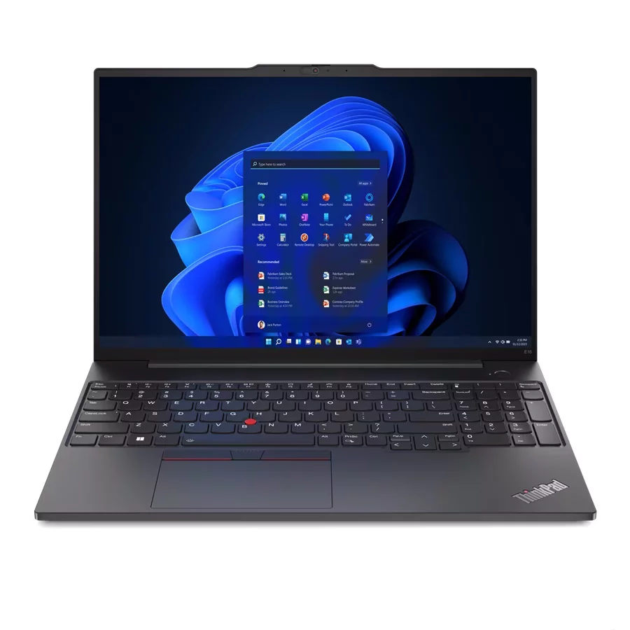 Ноутбук Lenovo ThinkPad E16 * E16, 16" (1920x1200), i7-1355U(1.7GHz), 16GB, 512GB SSD, Intel Iris Xe, IR Camera, DOS (21JN00F5RT) изображение 1