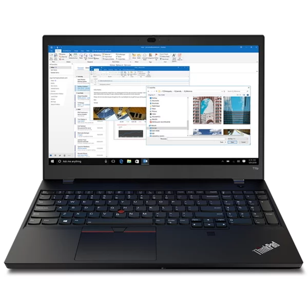 Ноутбук Lenovo ThinkPad T15p Gen 1 15.6" FHD [20TN001QRT] Core i5-10300H, 16GB, 256GB SSD, noODD, WiFi, BT, FPR, SCR, DOS, черный изображение 1