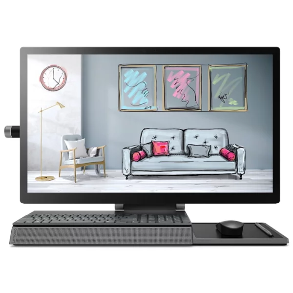 Моноблок Lenovo Yoga A940-27ICB 27" QHD Touch / Core i5-9400/ 16GB/ 256GB SSD + 2TB/ noODD/ Radeon RX 560 4GB/ WiFi/ BT/ Win10/ Iron Grey [F0E4001ERK] изображение 1