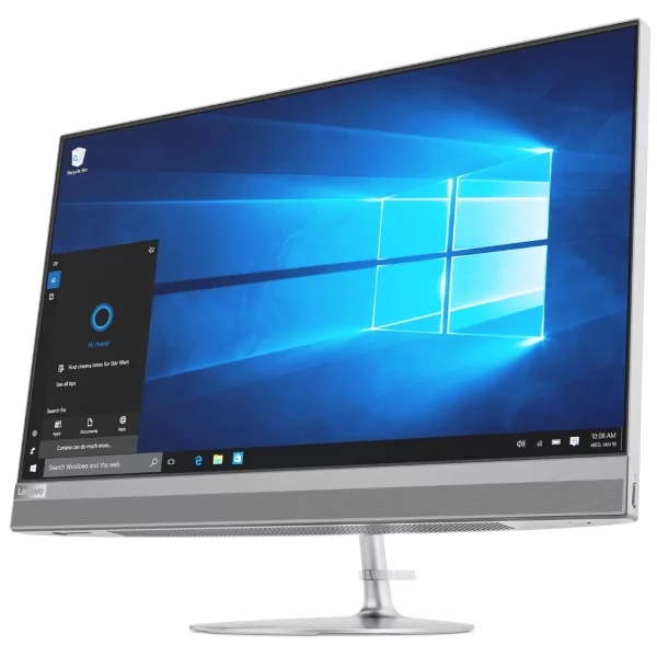 Моноблок Lenovo IdeaCentre AIO 520-24ICB 23.8" FHD/ Core i7-8700T/ 8GB/ 512GB SSD/ DVD-RW/ Radeon 530 2GB/ WiFi/ BT/ Win10/ silver [F0DJ00EERK] изображение 2