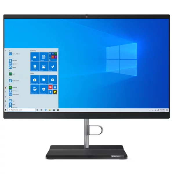 Моноблок Lenovo V50a-22IMB AIO 21.5" FHD, Core i5-10400T, 8GB, 512GB SSD, DVD-RW, WiFi, BT, Win10Pro, черный [11FN005FRU] изображение 1