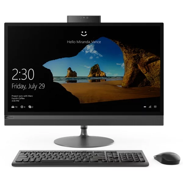 Моноблок Lenovo IdeaCentre AIO 520-27ICB 27" QHD, Core i5-8400T, 8GB, 256GB SSD, DVD-RW, WiFi, DT, DOS, серебристый [F0DE00E9RK] изображение 1