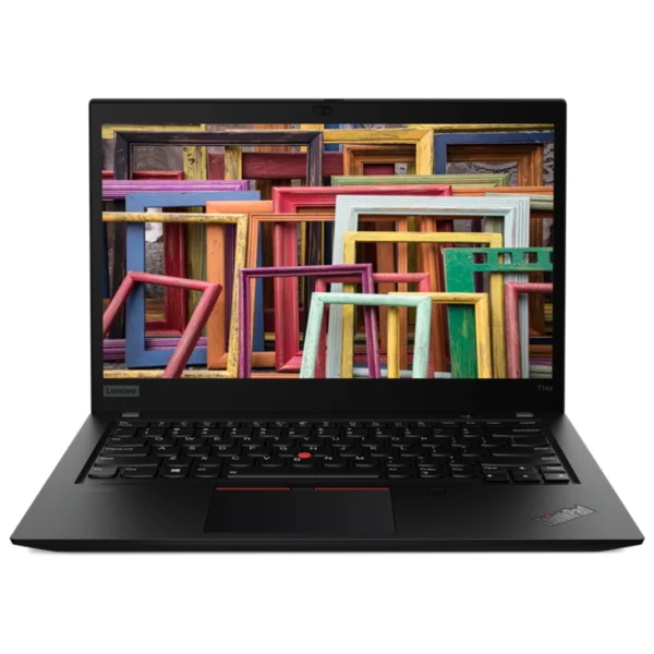 Ноутбук Lenovo ThinkPad T14s Gen1 14" FHD [20T0004HRT] Core i7-10510U, 16GB, 1TB SSD, WiFi, BT, FPR, SCR, DOS, черный изображение 1