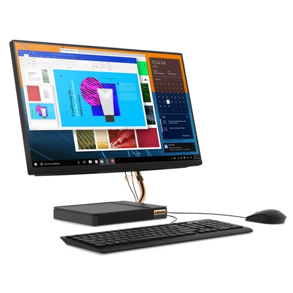 Моноблок Lenovo IdeaCentre AIO A540-24API 23.8" FHD, Ryzen 5 4600GE. 8GB, 256GB SSD + 1TB, noODD, WiFi, BT, Win10 [F0EM0088RK] изображение 2