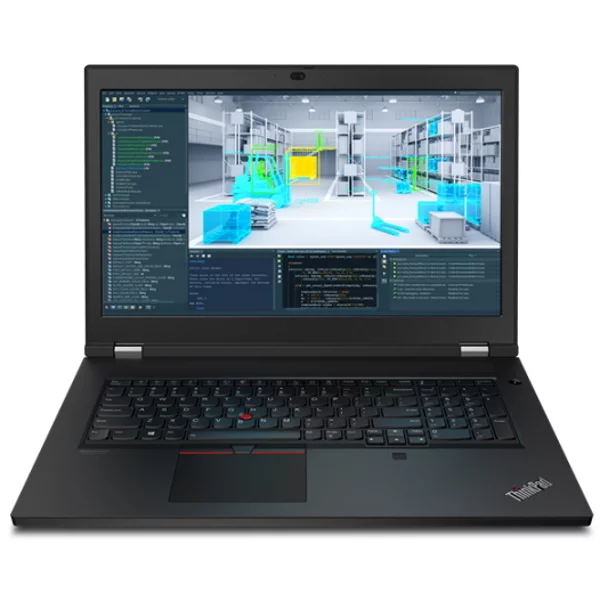 Ноутбук Lenovo ThinkPad P17 Gen1 17.3" FHD [20SN002NRT] Core i7-10750H, 16GB, 512GB SSD, noODD, nV Quadro 4GB, WiFi, BT, FPR, SCR, Win10Pro, черный изображение 1