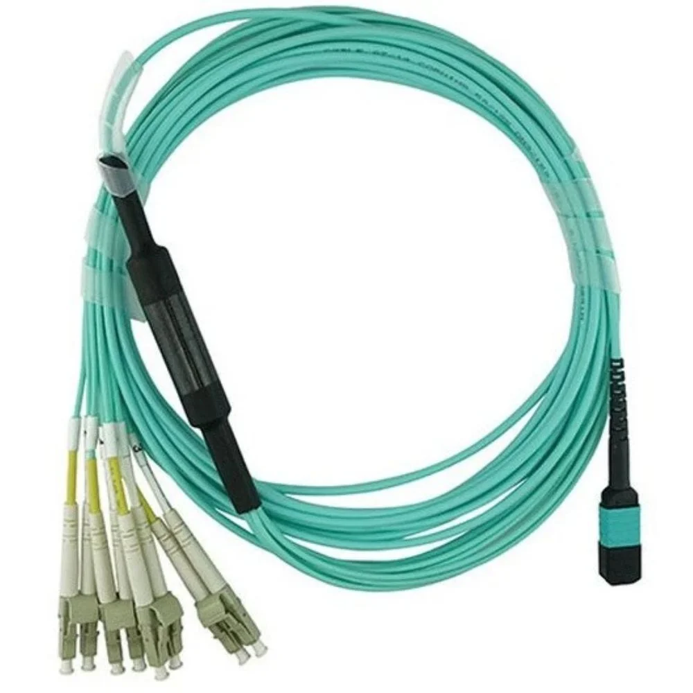 Кабельная сборка Lenovo 5m MPO-4xLC OM3 MMF Breakout Cable, 00FM414 изображение 1