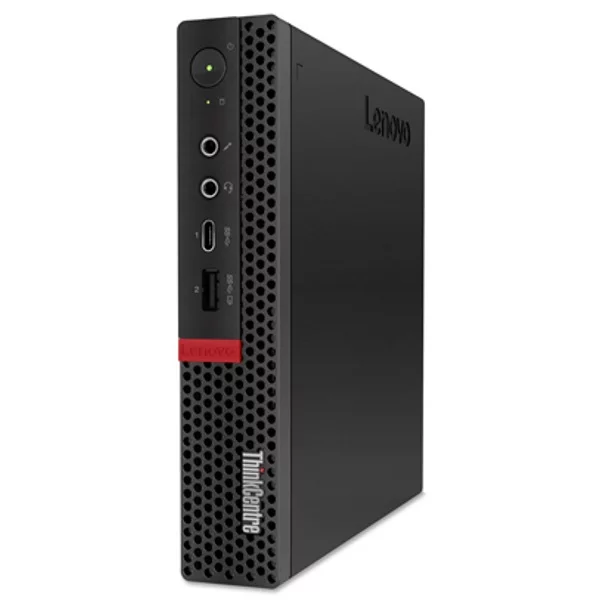 Компьютер Lenovo ThinkCentre M720q Tiny [10T7005NRU] Celeron G4900T/ 4GB/ 128GB SSD/ WiFi/ BT/ DOS/ black изображение 1