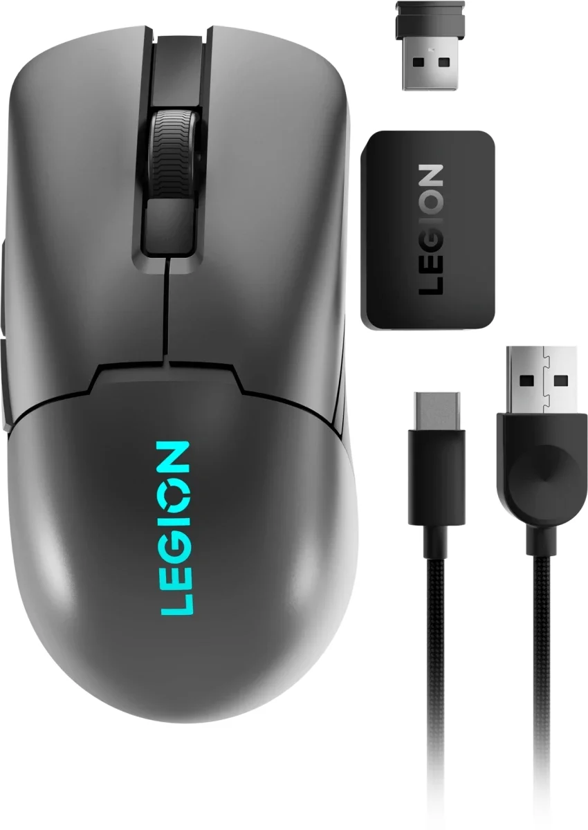 Мышь Lenovo Legion M600s Qi Wireless Gaming темно-серый оптическая 19000dpi беспров. BT/Radio USB 5but (GY51H47355) изображение 12
