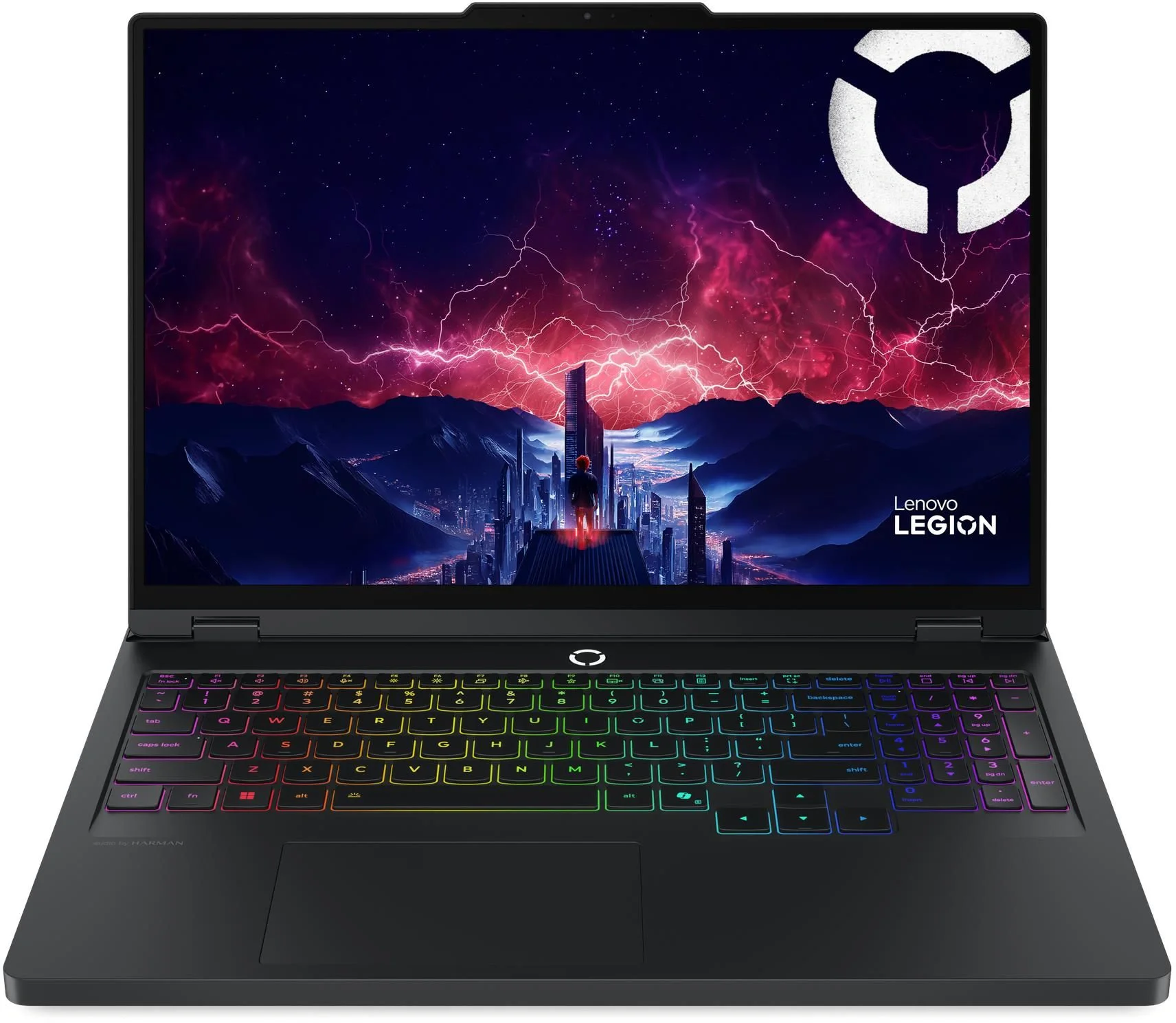 Ноутбук Lenovo Legion Pro 5 16AFR10 Ryzen 9 9955HX 32Gb SSD1Tb NVIDIA GeForce RTX 5070 8Gb 16" OLED WQXGA (2560x1600) без ОС black WiFi BT Cam (83F2000BRK) изображение 1