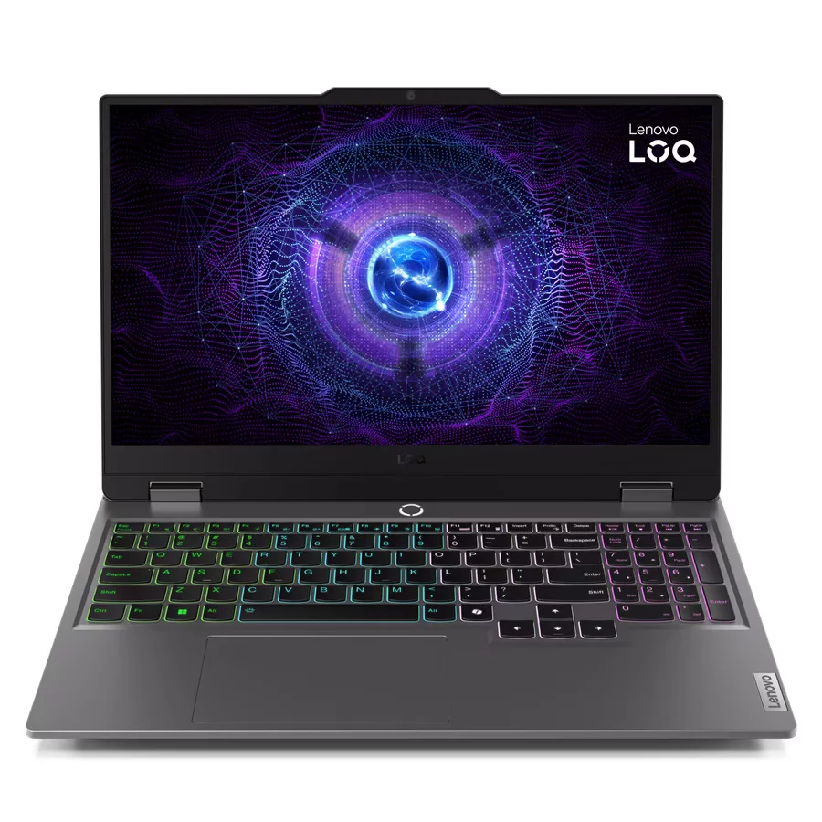 Ноутбук LENOVO LOQ 15IRX9 15.6" 1920x1080/Intel Core i7-13650HX/RAM 24Гб/SSD 512Гб/RTX 4050 6Гб/ENG|RUS/DOS серый 2.38 кг 83DV00ULPS изображение 1