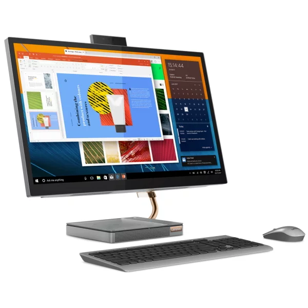Моноблок Lenovo IdeaCentre AIO A540-27ICB 27" QHD/ Core i7-9700T/ 16GB/ 1TB SSD + 2TB/ noODD/ Radeon RX 560X 4GB/ WiFi/ BT/ Win10/ Mineral Grey [F0EK005URK] изображение 2