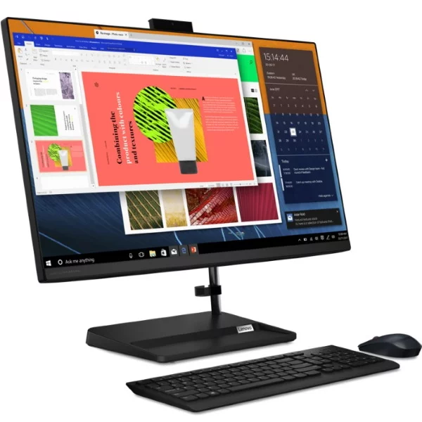 Моноблок Lenovo IdeaCentre AIO 3 27ALC6 27" FHD, Ryzen 3 5300U, 8GB, 512GB SSD, DVD-RW, WiFi, BT, Win11 [F0FY00A1RK] изображение 2