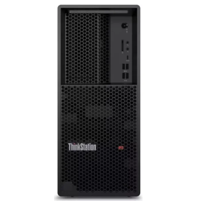 Рабочая станция Lenovo ThinkStation P3 MT, Core i7 13700, 16GB, 512GB SSD, noODD, T1000, CR, Win11 Pro, мышь клавиатура черный [30GS004NRU] изображение 1