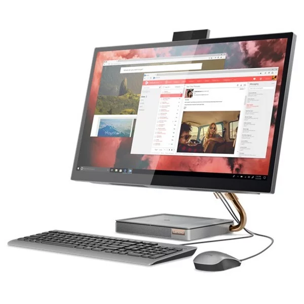 Моноблок Lenovo IdeaCentre AIO 5 27IMB05 27" QHD, Core i5-10400T, 8GB, 512GB SSD + 1TB, noODD, GeForce GTX 1650 4GB, WiFi, BT, Win10, серый [F0FA002CRK] изображение 3