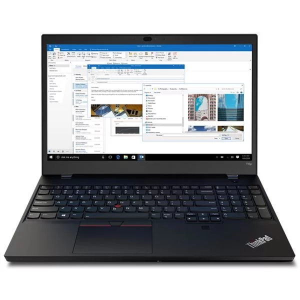 Ноутбук Lenovo ThinkPad T15p Gen 1 15.6" FHD [20TN001PRT] Core i5-10300H, 8GB, 256GB SSD, noODD, WiFi, BT, FPR, SCR, DOS, черный изображение 1
