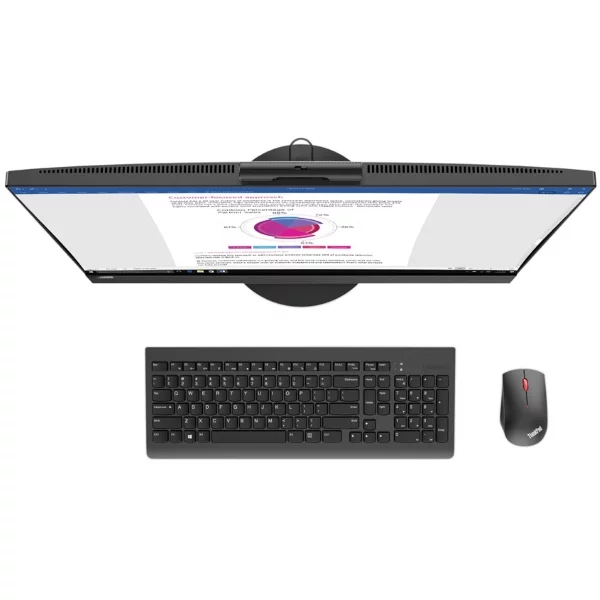 Моноблок Lenovo V530-24ICB AIO 23.8" FHD/ Core i3-9100T/ 4GB/ 128GB SSD/ DVD-RW/ WiFi/ BT/ DOS/ Black [10UW00GCRU] изображение 3