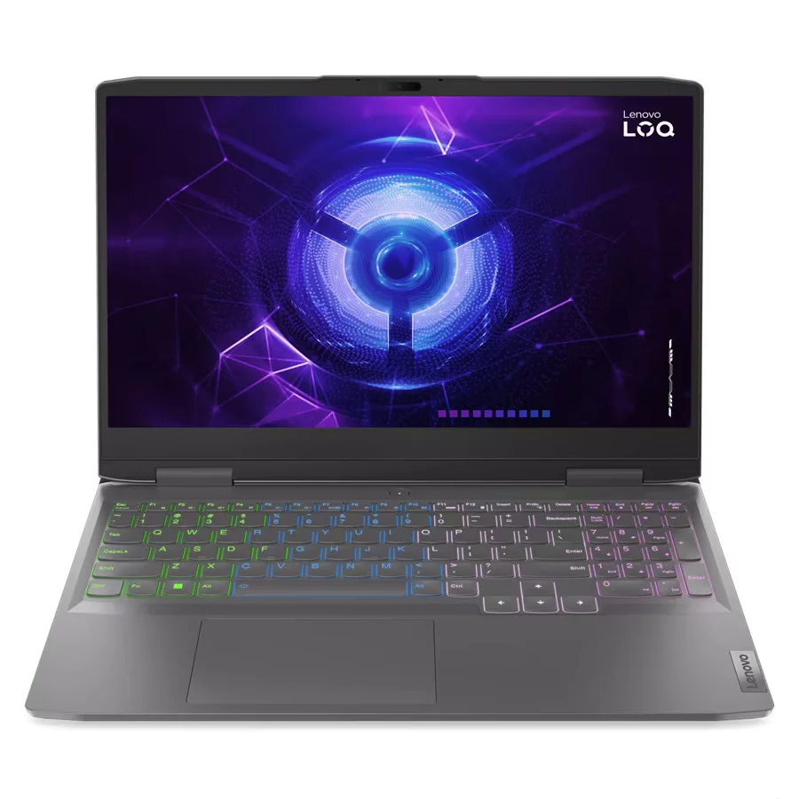 Ноутбук LENOVO LOQ 15IRH8 15.6" 1920x1080/Intel Core i7-13620H/RAM 16Гб/SSD 512Гб/nVidia GeForce RTX 4050 6Гб/ENG|RUS/DOS серый 2.38 кг 82XV00XSRK изображение 1