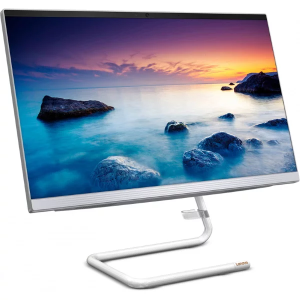 Моноблок Lenovo IdeaCentre AIO 3 24IMB05 23.8" FHD/ Core i3-10100T/ 8GB/ 256GB SSD/ DVD-RW/ BT/ WiFi/ DOS/ Foggy White [F0EU00BTRK] изображение 3