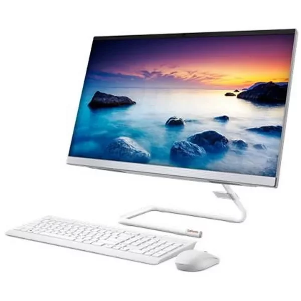 Моноблок Lenovo IdeaCentre AIO A340-24IWL 23.8" FHD/ Core i3-10110U/ 8GB/ 256GB SSD/ DVD-RW/ WiFi/ BT/ DOS/ Foggy White [F0E800R1RK] изображение 3
