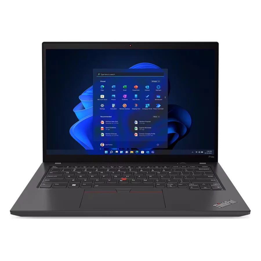 Lenovo ThinkPad P14s G3 [21AK002HUS] (КЛАВ.РУС.ГРАВ.) Black 14" {WUXGA i7-1280P/16Gb/512Gb SSD/Quadro T550 4Gb/W11Pro/клавиатура с подсветкой} изображение 1