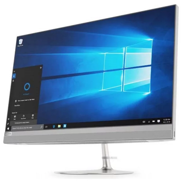 Моноблок Lenovo IdeaCentre AIO 520-27ICB 27" UHD/ Core i7-8700T/ 8GB/ 1TB + 16 GB Optane/ DVD-RW/ Radeon RX 550 4GB/ WiFi/ BT/ Win10/ Silver [F0DE004VRK] изображение 2