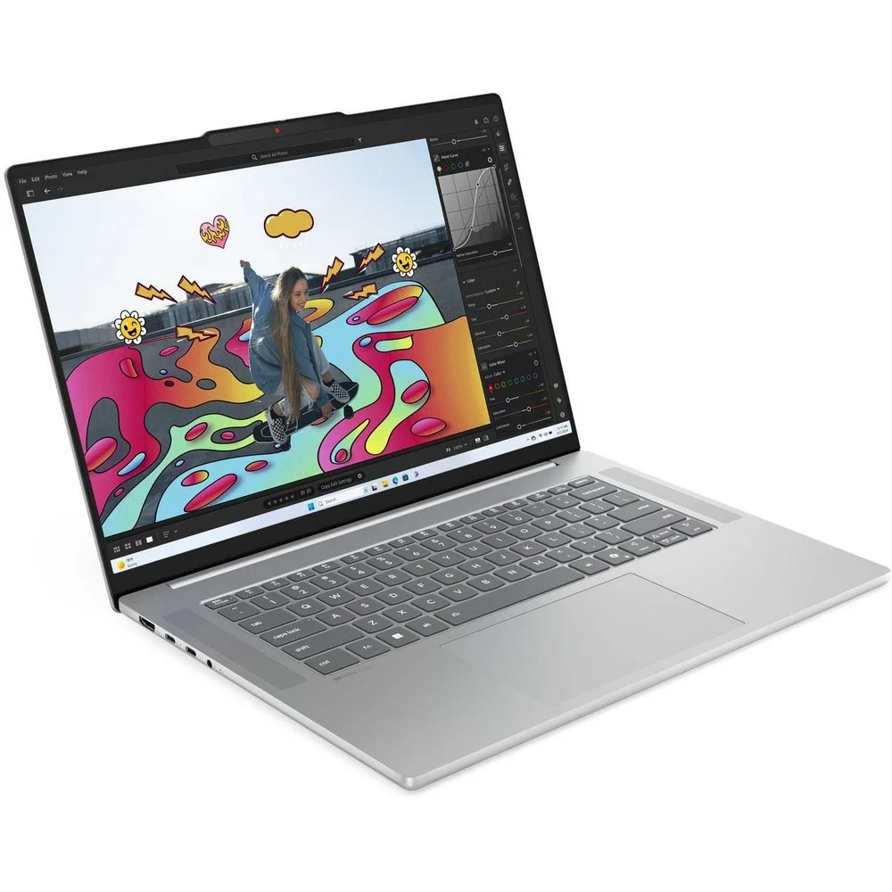 Ноутбук/ Lenovo IdeaPad Slim 5 15ARP10 15.1"(2560x1600 OLED)/AMD Ryzen 7 7735HS(3.2Ghz)/32768Mb/1024PCISSDGb/noDVD/Int:AMD Radeon 680M/Cam/BT/WiFi/70WHr/war 1y/1.49kg/cloud grey/noOS + 65W, RU kbd (83J3001YRK) изображение 1