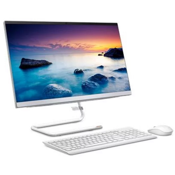 Моноблок Lenovo IdeaCentre A340-24ICK 23.8" FHD/ Core i3-9100T/ 8GB/ 256GB SSD/ DVD-RW/ Wi-Fi/ BT/ DOS/ Foggy White [F0ER006HRK] изображение 2