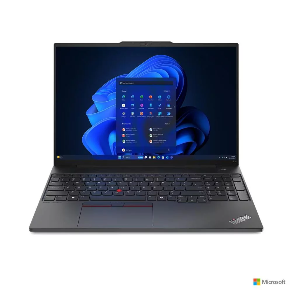 Ноутбук Lenovo ThinkPad E16 Gen2 Core Ultra 5 125H/16Gb/SSD512Gb/16.0"/IPS/WUXGA/NoOs/black (21MBS12V00) изображение 1