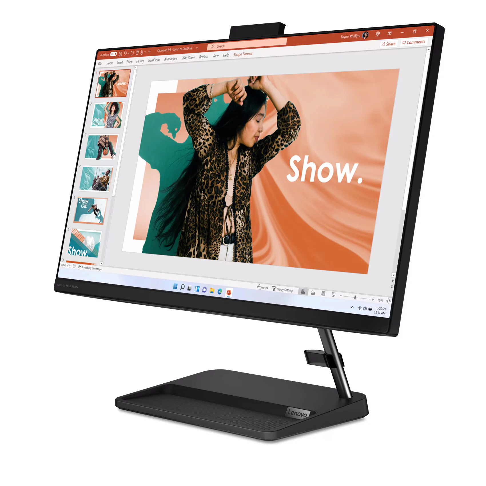 Моноблок Lenovo IdeaCentre AIO 3 24IAP7 23.8" FHD IPS/ Core i5 12450H/ 8Gb/ 512Gb SSD/ noDVD/ BT/ WiFi/ noOS black (F0GH0120RU) изображение 3