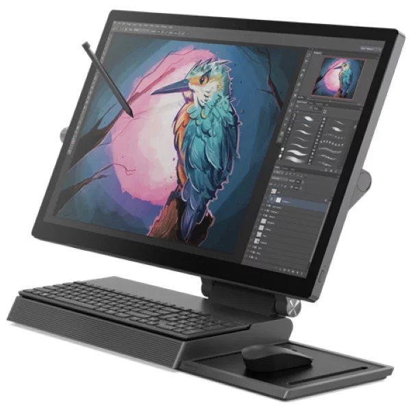 Моноблок Lenovo Yoga A940-27ICB 27" UHD Touch/ Core i5-8400/ 8GB/ 256GB SSD + 2TB/ noODD/ Radeon RX 560 4GB/ WiFi/ BT/ Win10/ Iron Grey [F0E50013RK] изображение 2