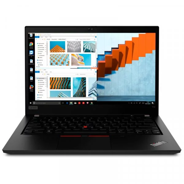 Ноутбук Lenovo ThinkPad T14 G1, 14.0 FHD IPS AG, Core i5-10210U, 8Gb, SSD 256Gb, wi-fi, bt, win 10Pro, черный [20S00011RT] изображение 1