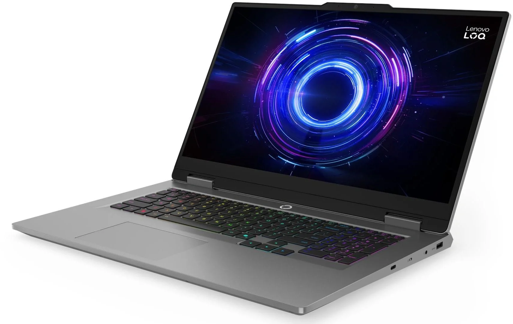 Ноутбук Lenovo LOQ 17IRX10 Core i7 14700HX 24Gb SSD1Tb NVIDIA GeForce RTX 5060 8Gb 17.3" IPS FHD (1920x1080) без ОС grey WiFi BT Cam (83JH003MRK) изображение 2