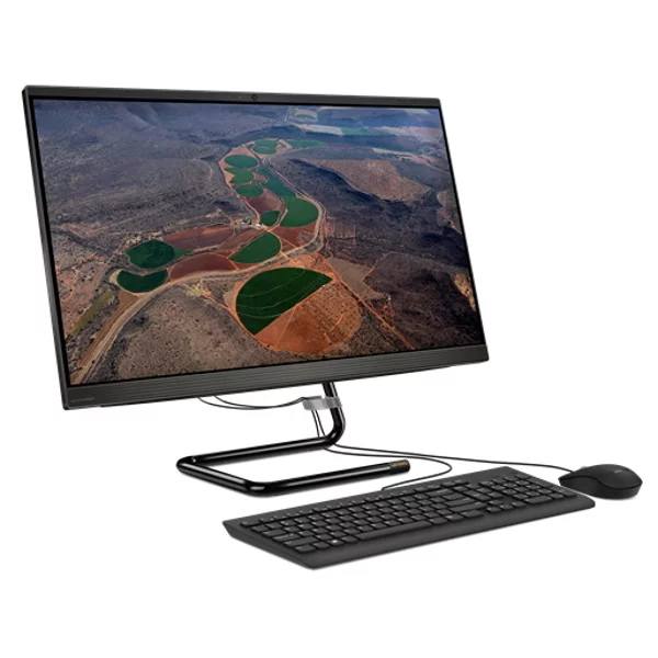Моноблок Lenovo IdeaCentre AIO 3 27IMB05 27" FHD, Core i5-10400T, 8GB, 512GB SSD + 1TB, DVD-RW, WiFi, BT, Win10, черный [F0EY009GRK] изображение 2