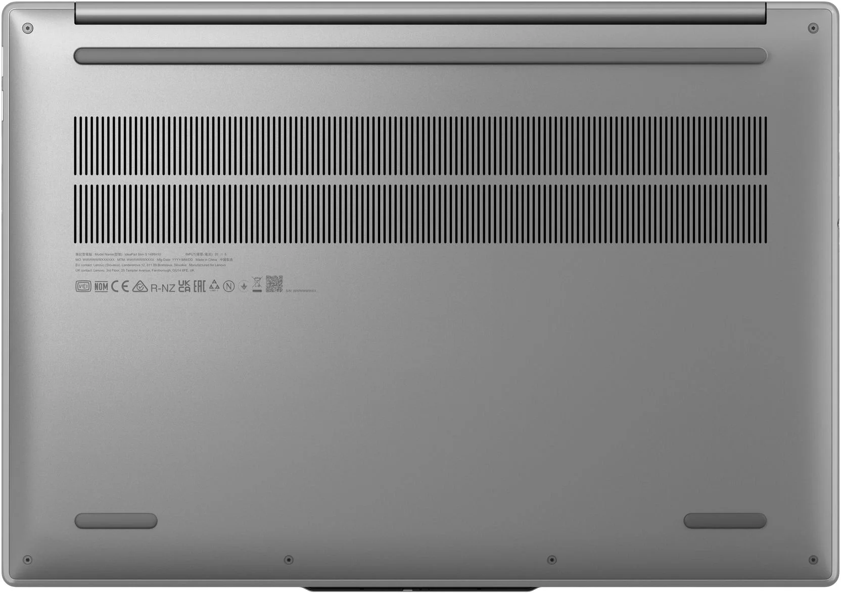 Ноутбук Lenovo IdeaPad Slim 5 16IRH10 Core i7 13620H 16Gb SSD512Gb Intel UHD Graphics 16" OLED 2.8K (2880x1800) Windows 11 Home grey WiFi BT Cam (83HS002XRK) изображение 3