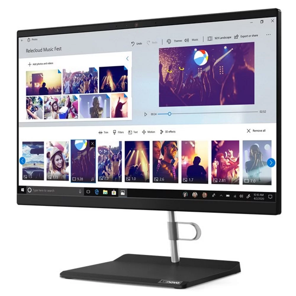 Моноблок Lenovo V30a-24IIL AIO 23.8" FHD, Core i5-1035G1, 16GB, 256GB SSD + 1TB, DVD-RW, WiFi, BT, DOS [11LA001XRU] изображение 3