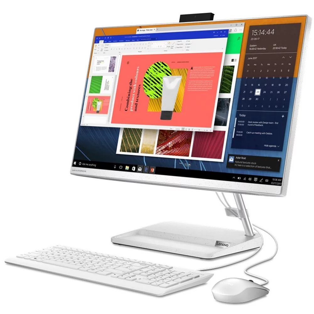 Моноблок Lenovo IdeaCentre 3 24ITL6 AIO 23.8" FHD, Core i3-1115G4, 8GB, 256GB SSD, noODD, WiFi, BT, noOS [F0G000B2RK] изображение 2