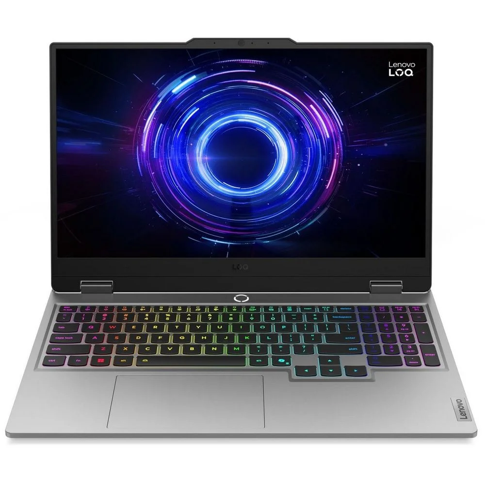 Ноутбук Lenovo LOQ 15IRX10 Intel Core i7-13650HX/16Gb (1*16 D5)/SSD512Gb/RTX5050 8Gb (100W)/15.6"/IPS/FHD/1920x1080/144Hz/Win11 (SL English)/RJ-45/Luna Grey/2.4kg (83JE00KCCC) изображение 1