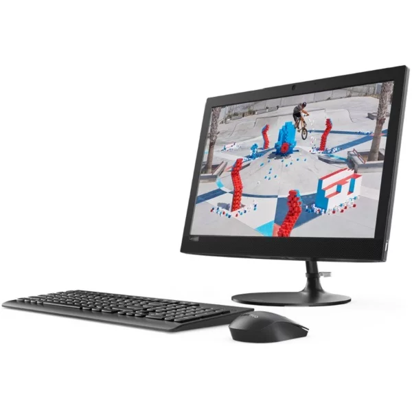 Моноблок Lenovo IdeaCentre 330-20AST 19.5" WXGA+/ AMD A6-9200/ 4GB/ 1TB/ DVD-RW/ WiFi/ BT/ Win10/ black [F0D8001DRK] изображение 2