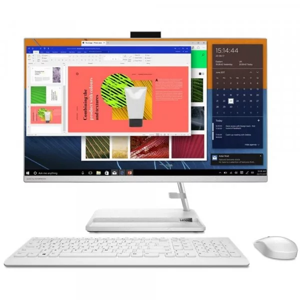 Моноблок Lenovo IdeaCentre 3 27ALC6 27" FHD, Ryzen 7 5700U, 16GB, 512GB SSD, DVD-RW,WiFi, BT, DOS [F0FY001WRK] изображение 1