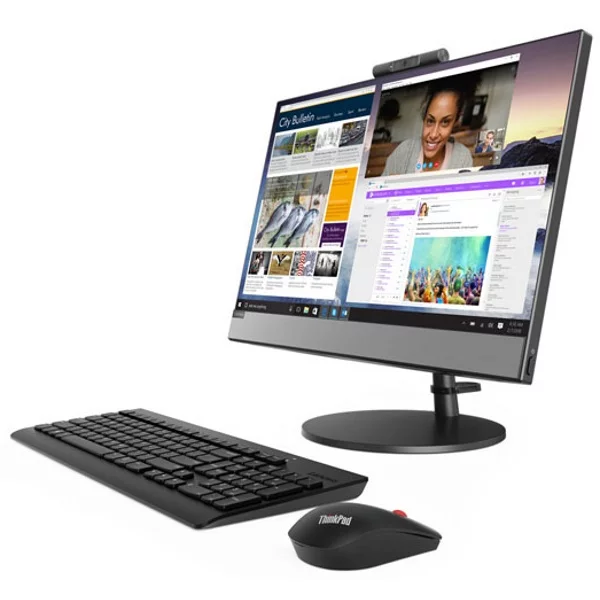 Моноблок Lenovo V530-22ICB AIO 21.5" FHD/ Core i3-8100T/ 4GB/ 1TB/ DVD-RW/ WiFi/ BT/ DOS [10US0004RU] изображение 1