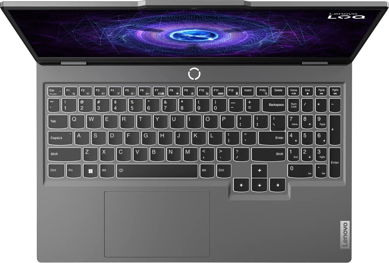 Ноутбук Lenovo LOQ 15IRX9 Core i5 13450HX 16Gb SSD512Gb NVIDIA GeForce RTX 3050 6Gb 15.6" IPS FHD (1920x1080) без ОС grey WiFi BT Cam (83DV0073PS) изображение 4