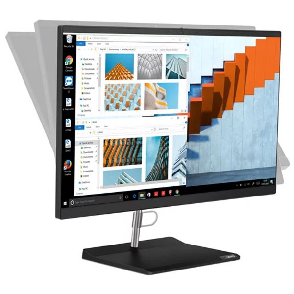 Моноблок Lenovo V540-24IWL AIO 23.8" FHD/ Core i5-8265U/ 4GB/ 256GB SSD/ DVD-RW/ WiFi/ BT/ DOS/ black [10YS002YRU] изображение 2