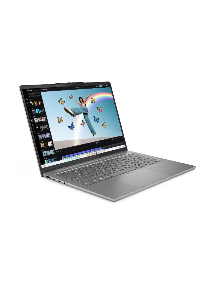 Ноутбук Lenovo IdeaPad Slim 5 14ARP10, AMD Ryzen™ 7 7735HS (3.20GHz, 16MB), 14" WUXGA Non-Touch, 16.0GB, 1x512GB SSD M.2 2242 PCIe Gen4 QLC, Luna Grey, AMD Radeon™ 680M, BT 5.3,Wi-Fi 6 2x2 AX, 1080P (83HT000CRK) изображение 3