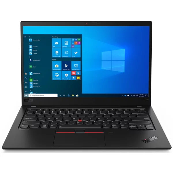 Ноутбук Lenovo ThinkPad Ultrabook X1 Carbon Gen 8 14" FHD [20U90004RT] Core i5-10210U, 16GB, 512GB SSD, WiFI, BT, 4G, FPR, Win10Pro, черный изображение 1