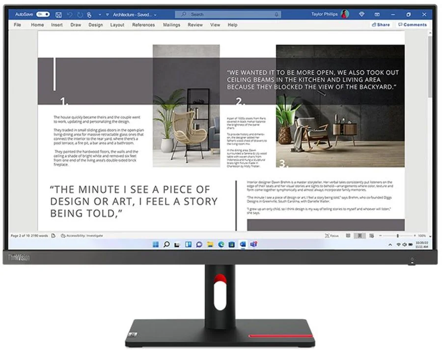 Монитор Lenovo ThinkVision S27i-30 изображение 1