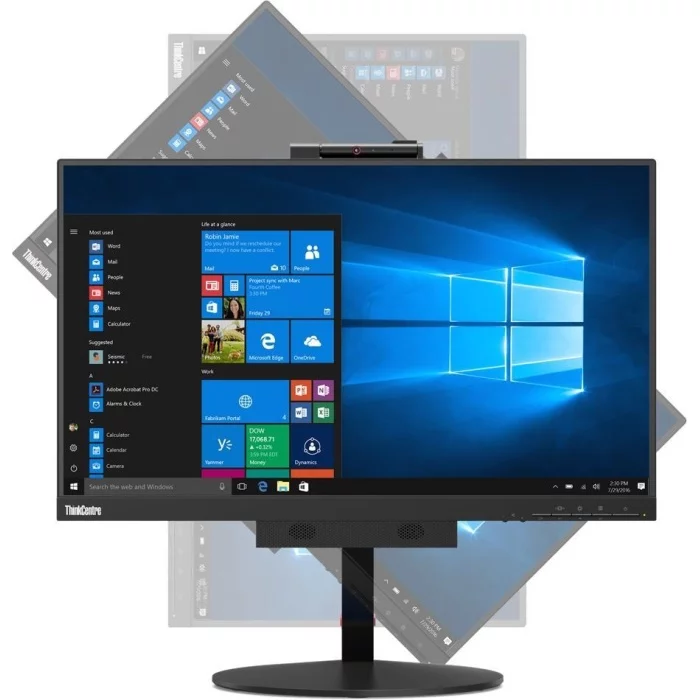 Монитор Lenovo TIO 23.8" FHD [10QYPAR1EU] 250 cd/m2. tilt, swivel, pivot, lift изображение 4